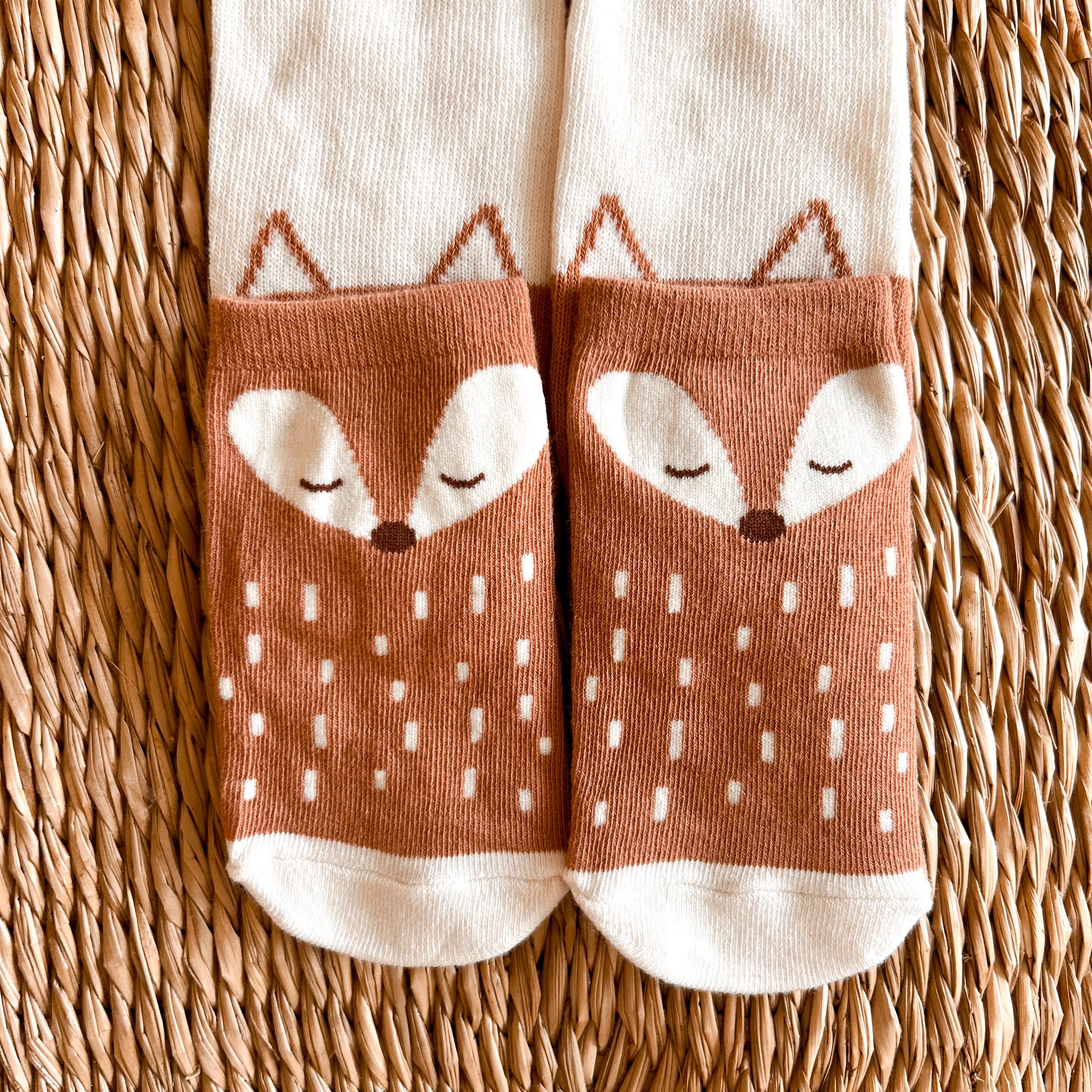 Bebe Fox Leggings + Socks Set