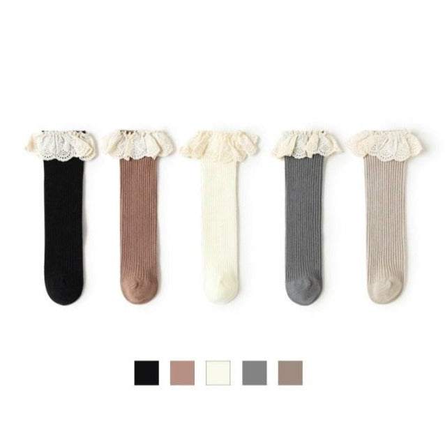 Bebe Lace Kneesocks (5 Colours)