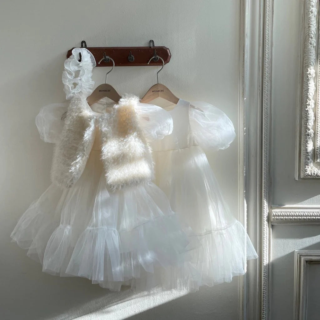 Monbebe BonBon Tulle Girls Dress