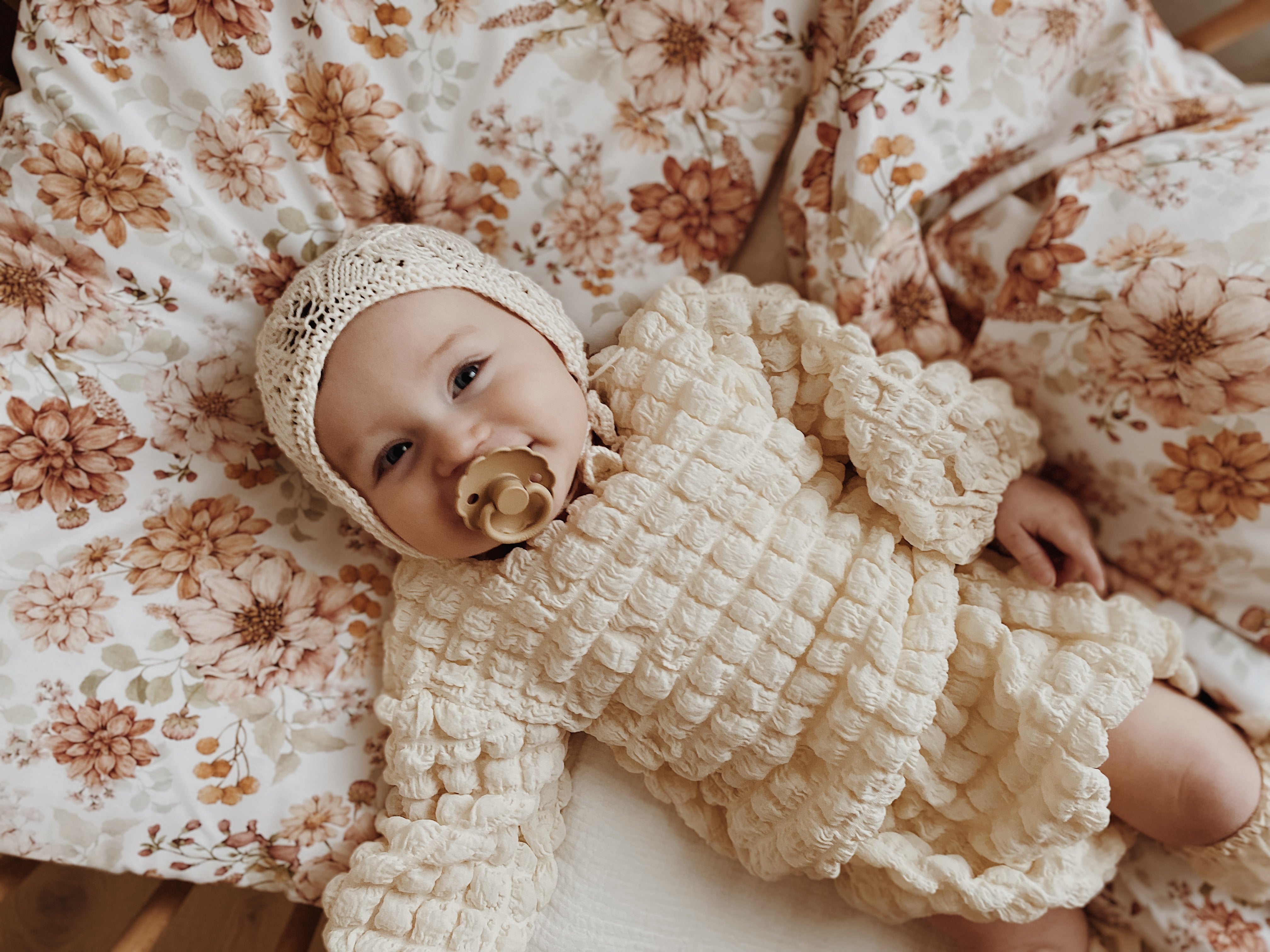 Nunu Popcorn Blouse & Bloomers Set