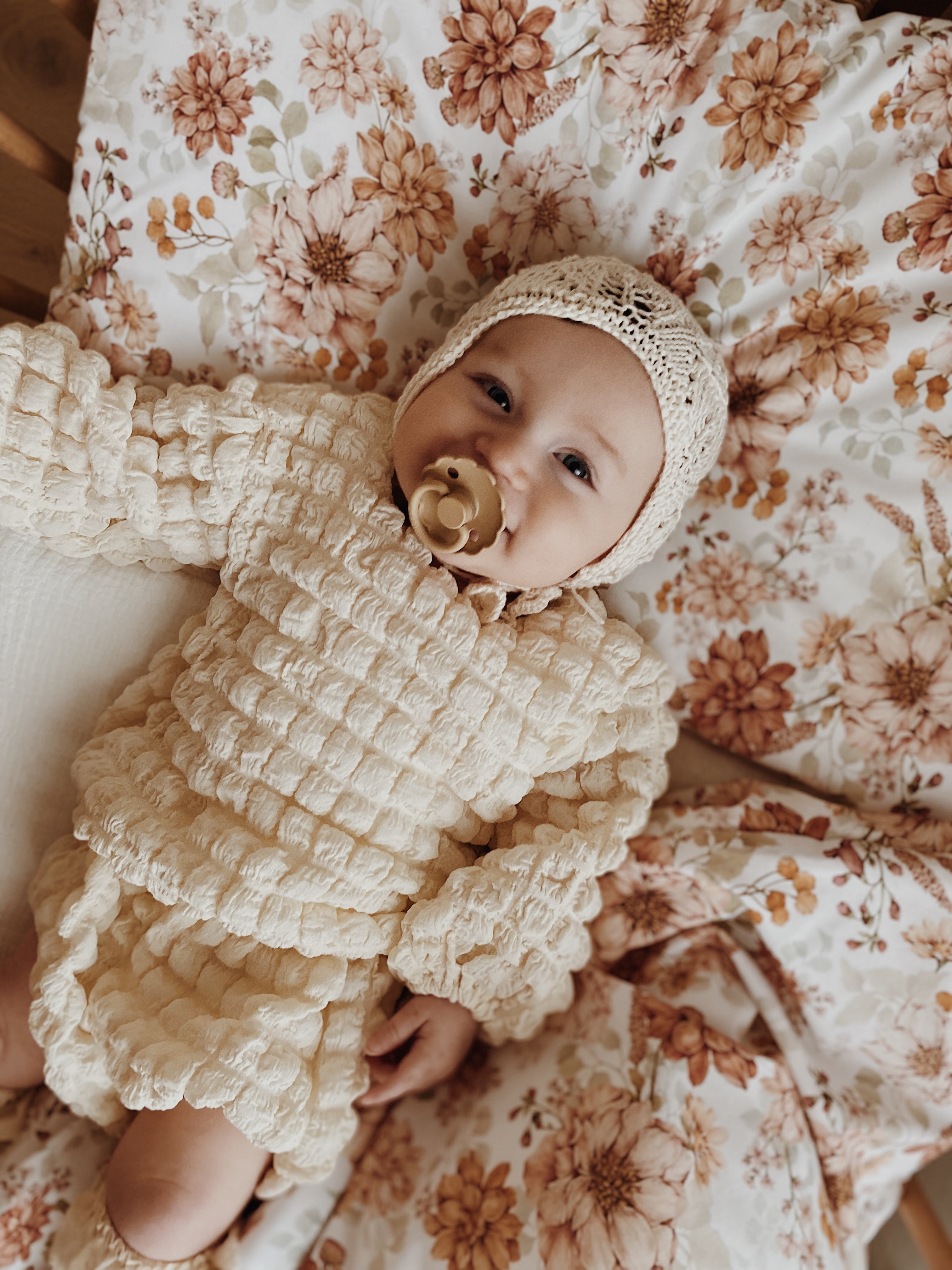 Nunu Popcorn Blouse & Bloomers Set