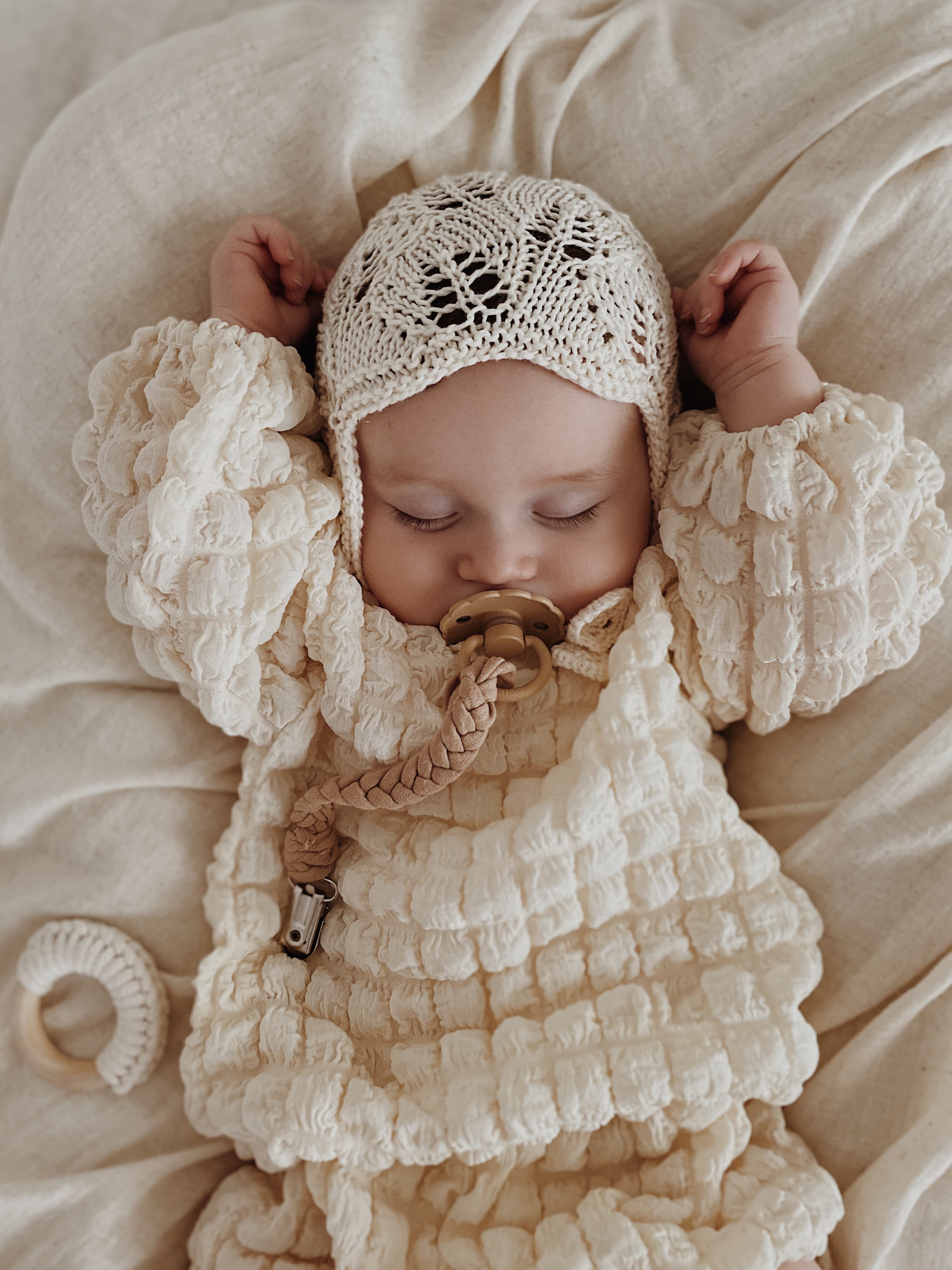 Nunu Popcorn Blouse & Bloomers Set