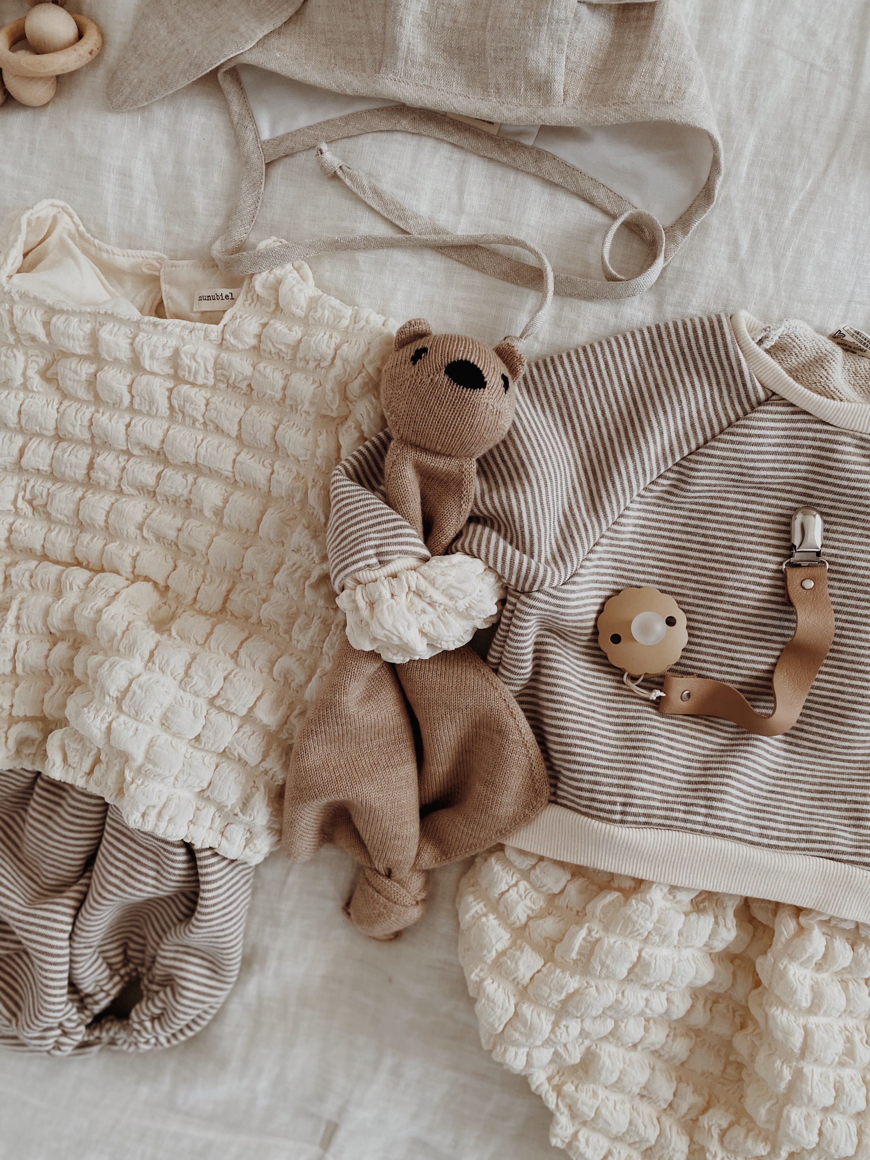 Nunu Popcorn Blouse & Bloomers Set