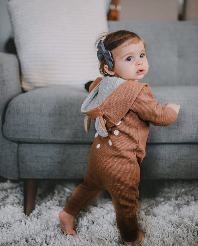 Lala Bambi Hood Jumpsuit (Camel)