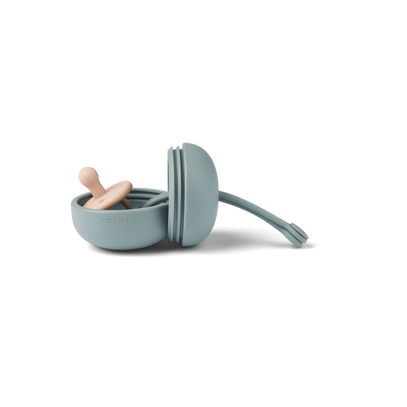 Liewood Philip Pacifier Box (Blue Fog)