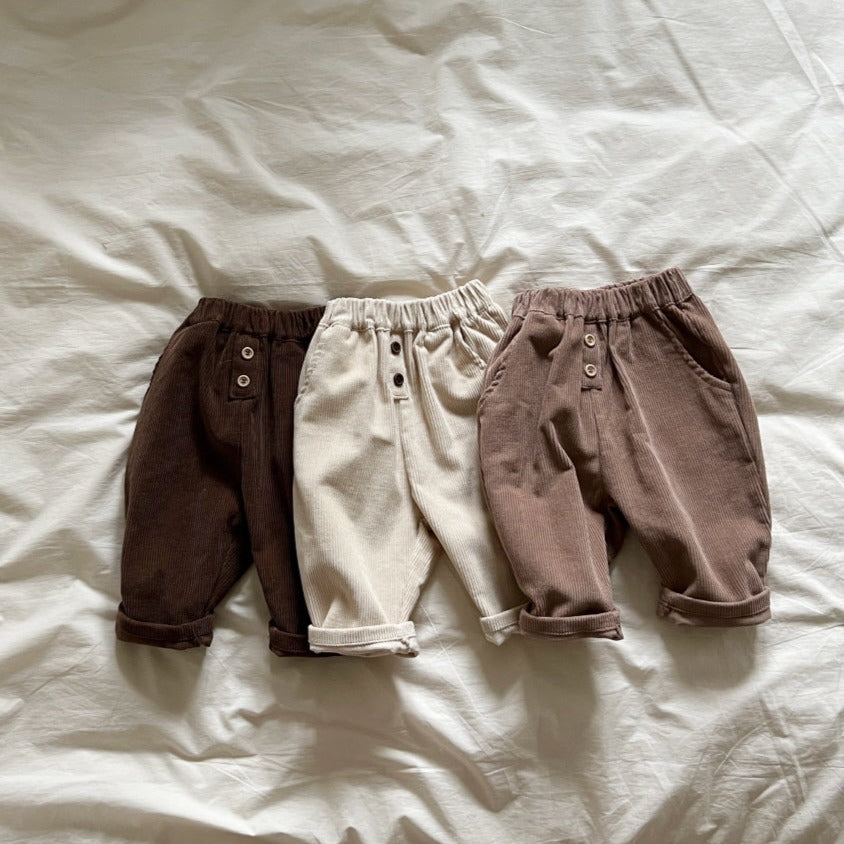 Bebe Corduroy Baggy Trousers (3 Colours)