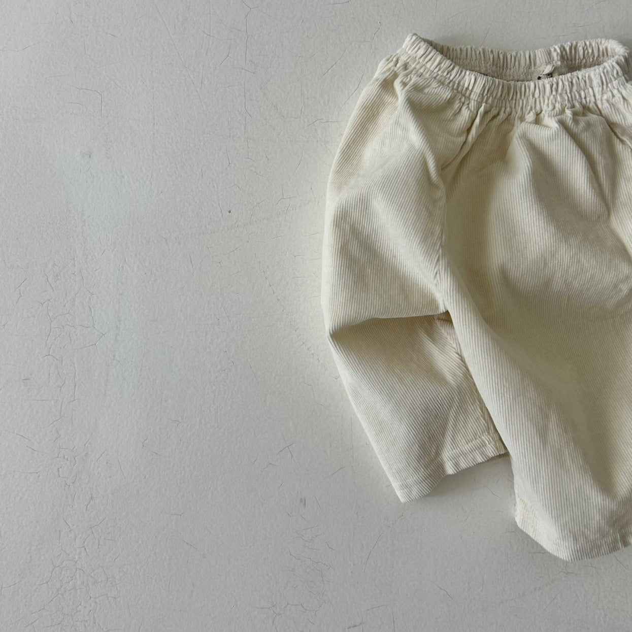 Lala Baby Cozy Rib Pants (Cream)
