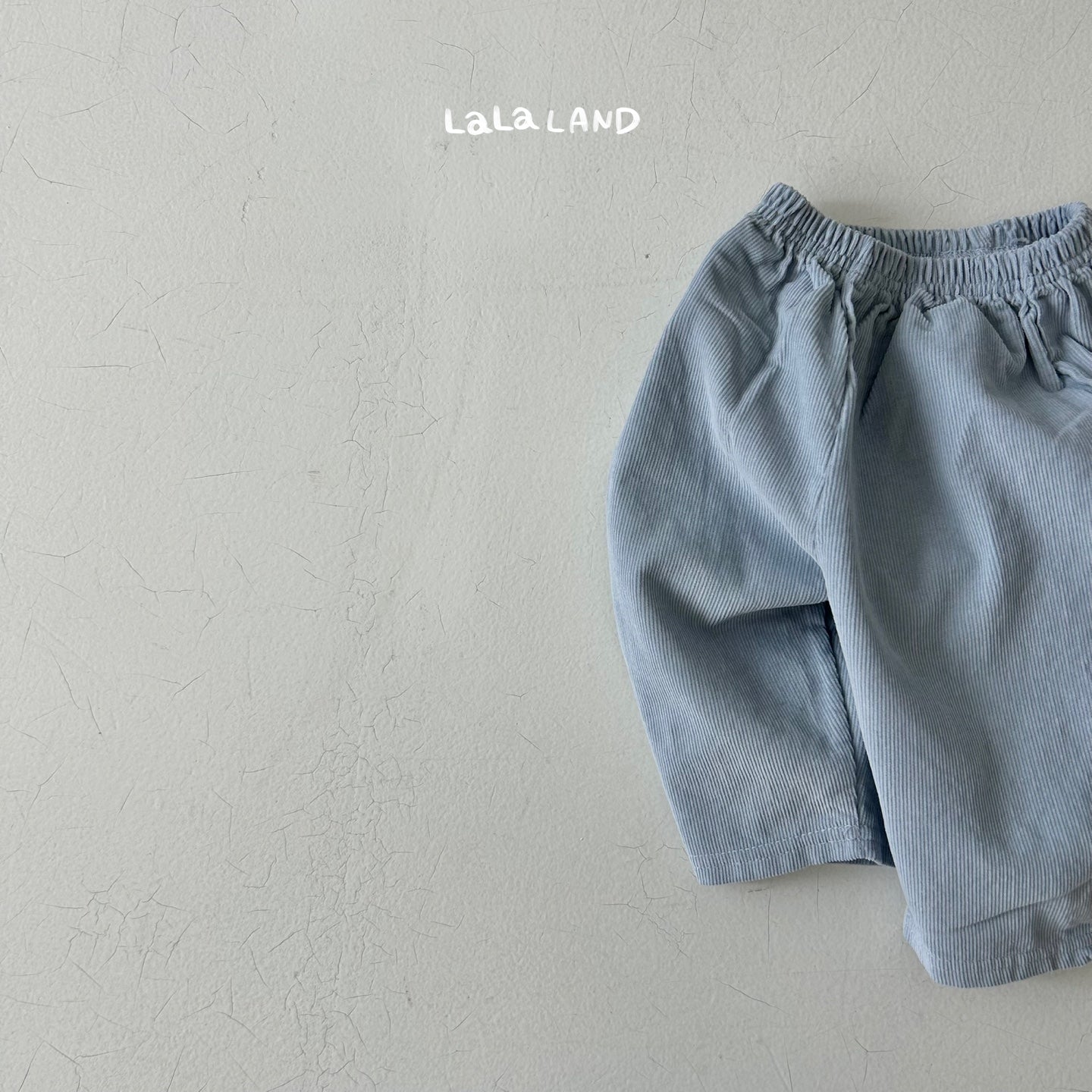 Lala Baby Cozy Rib Pants (Sky Blue)