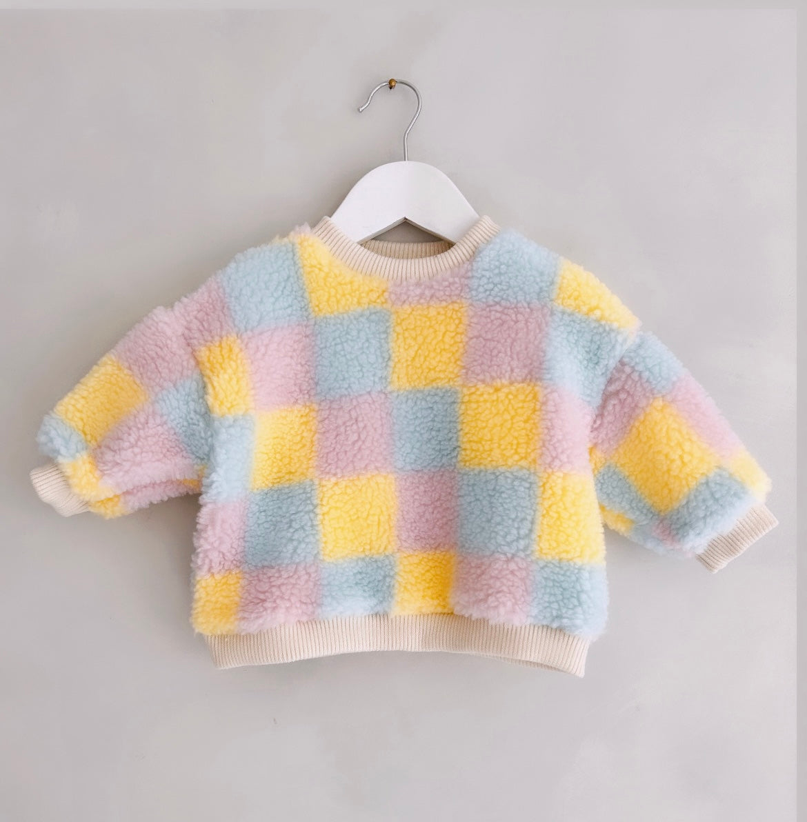 Lala Shearling Sweatshirt (Rainbow)