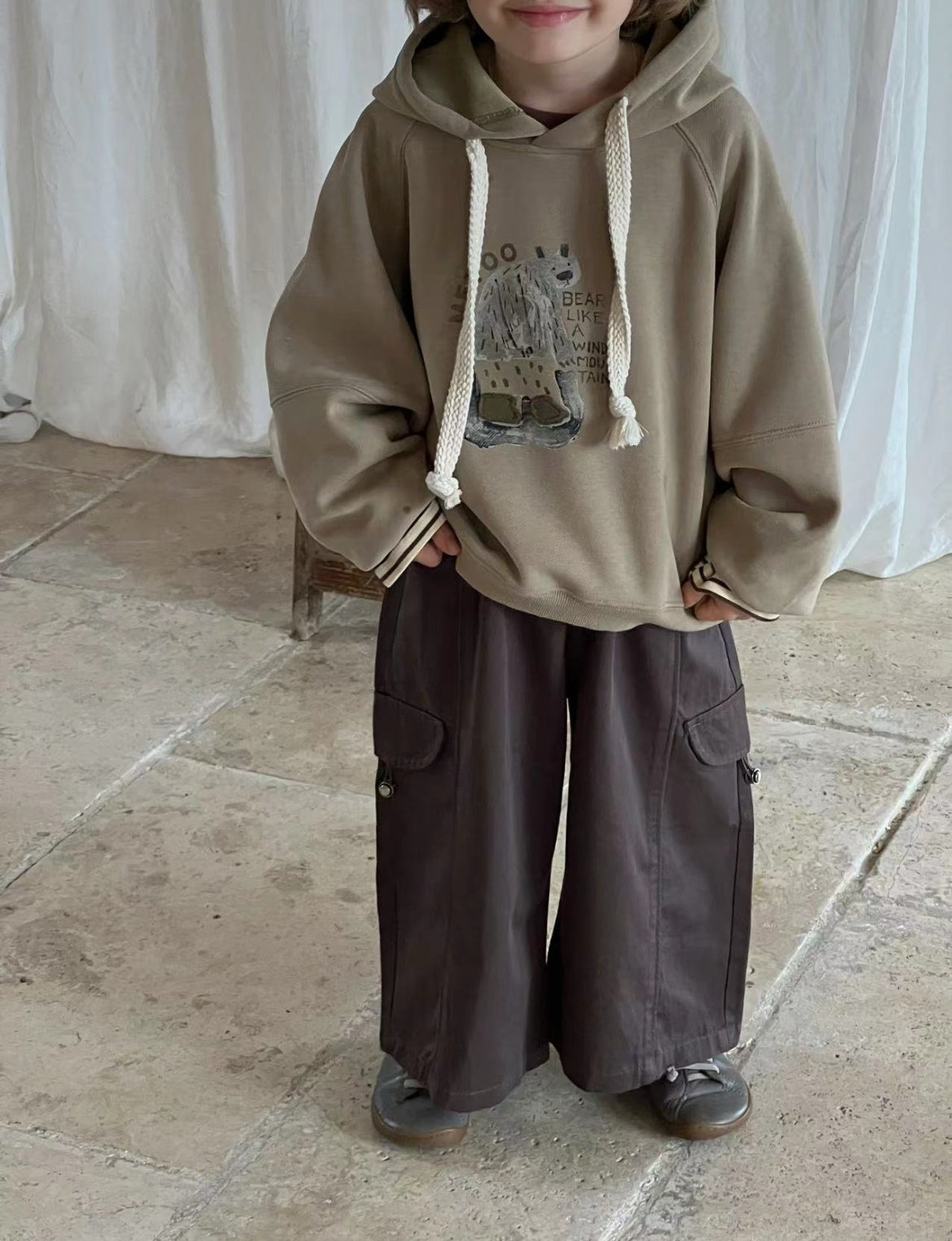 Aiai Bear Hood Sweatshirt