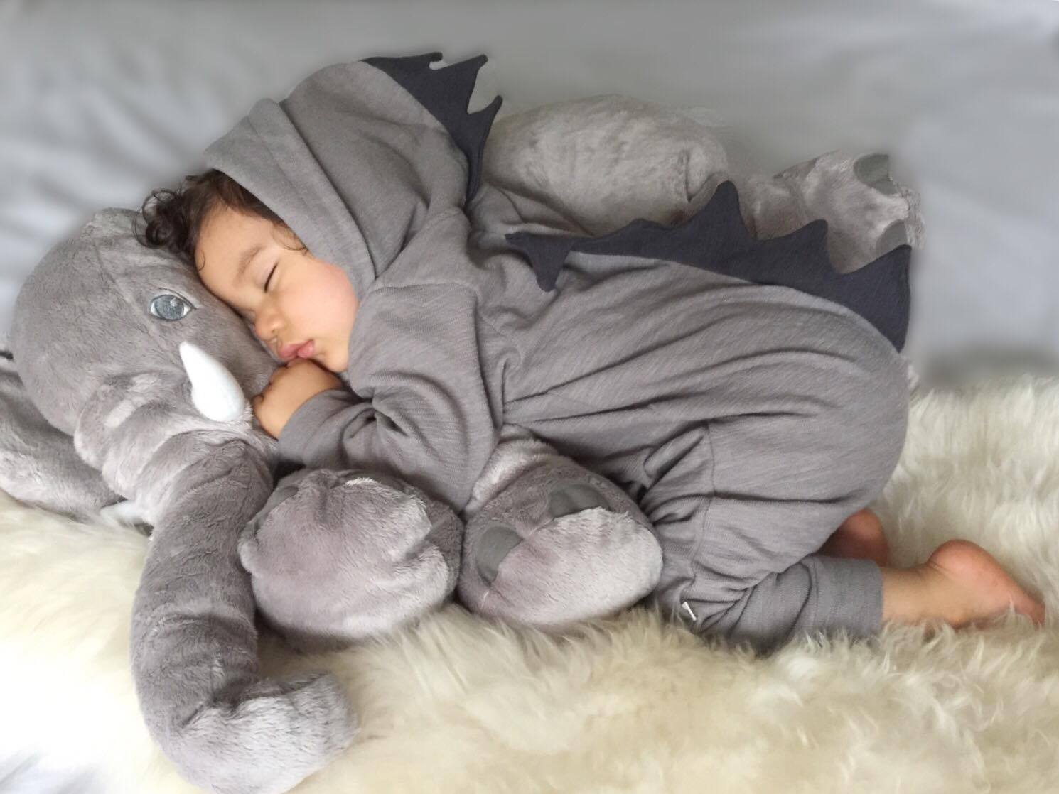 Lulu Dinosaur Jumpsuit (Grey)