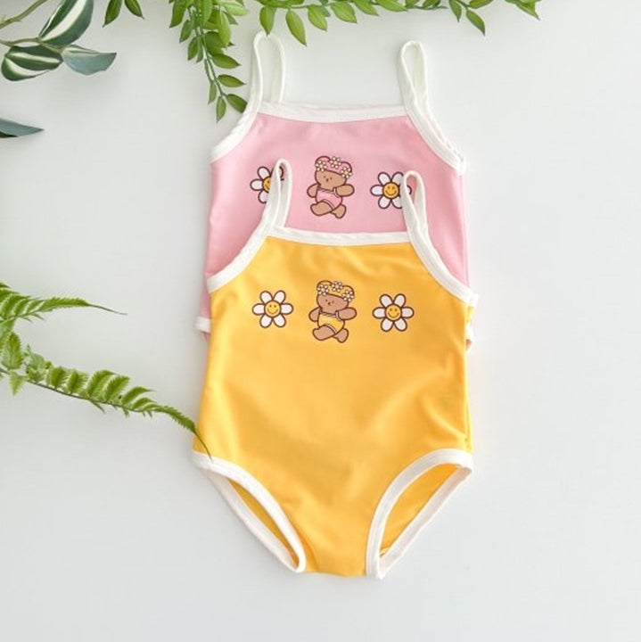 Oott Daisy Baby Swimsuit (Pink)