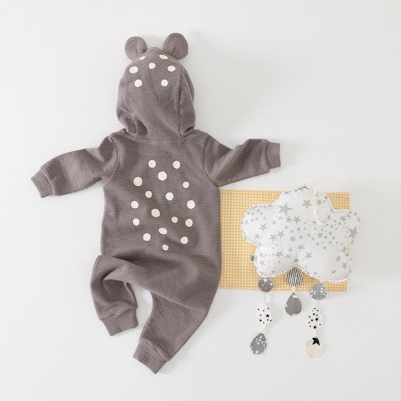 Lala Bambi Hood Jumpsuit (Grey)