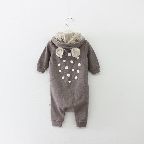 Lala Bambi Hood Jumpsuit (Grey)