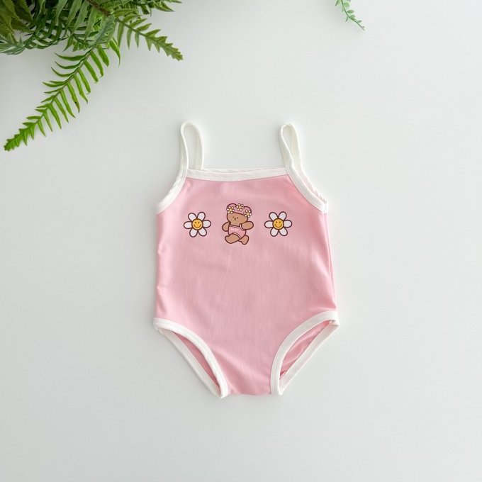 Oott Daisy Baby Swimsuit (Pink)