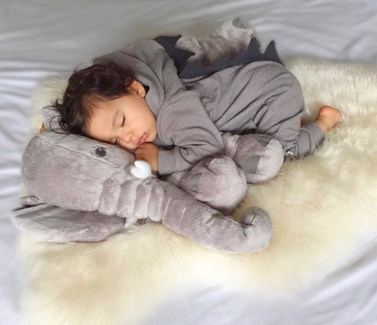 Lulu Dinosaur Jumpsuit (Grey)