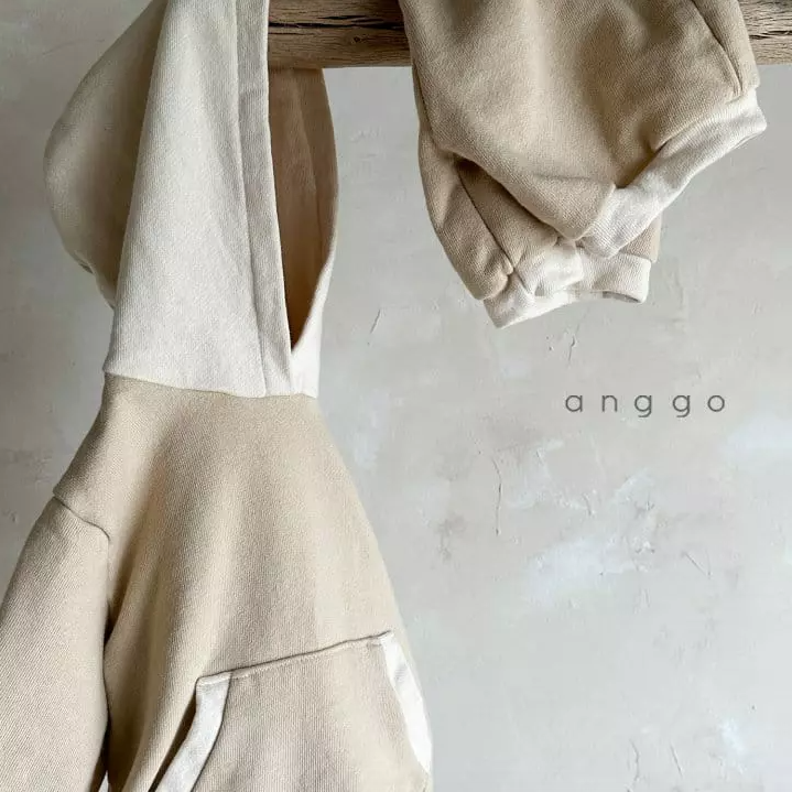 Anggo Caramel Hoodie & Shorts Set (2 Colours)